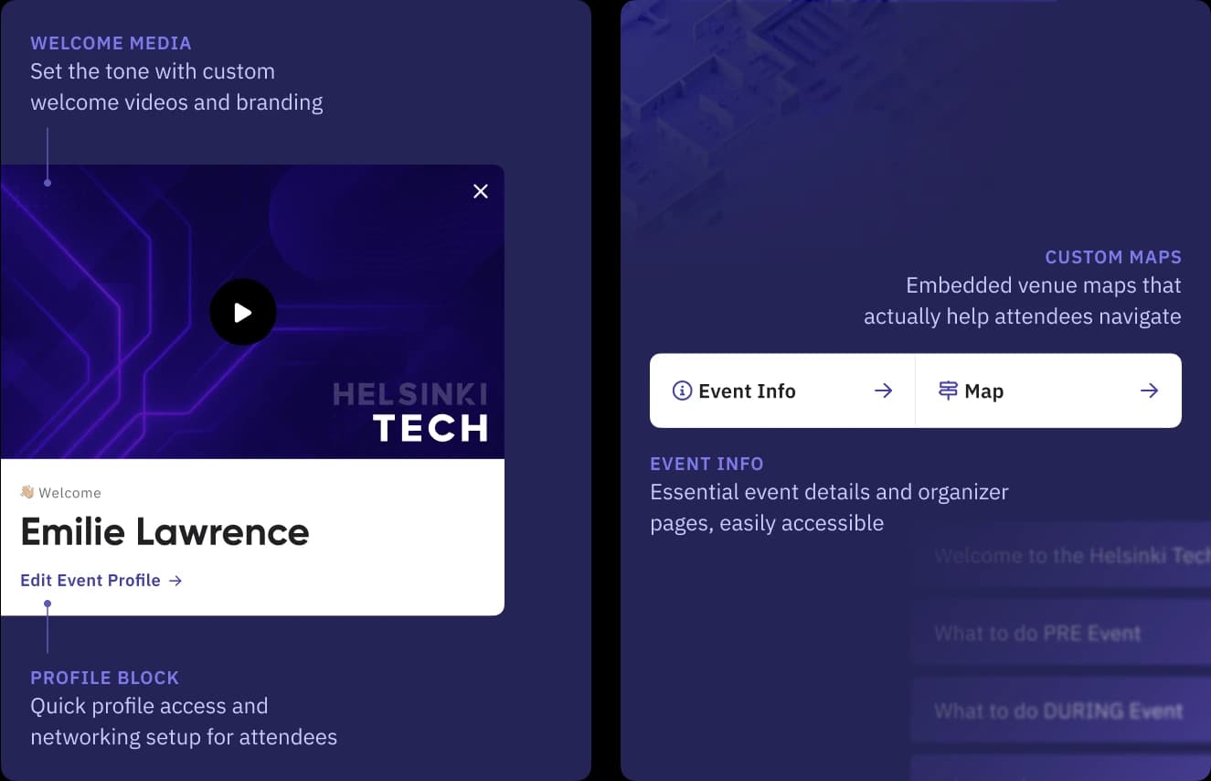Preview of Welcome feature